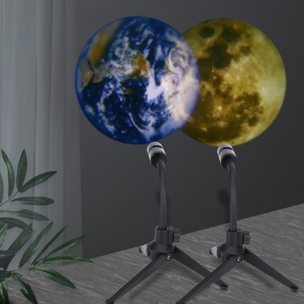 Moon Earth Projection Led Lamp